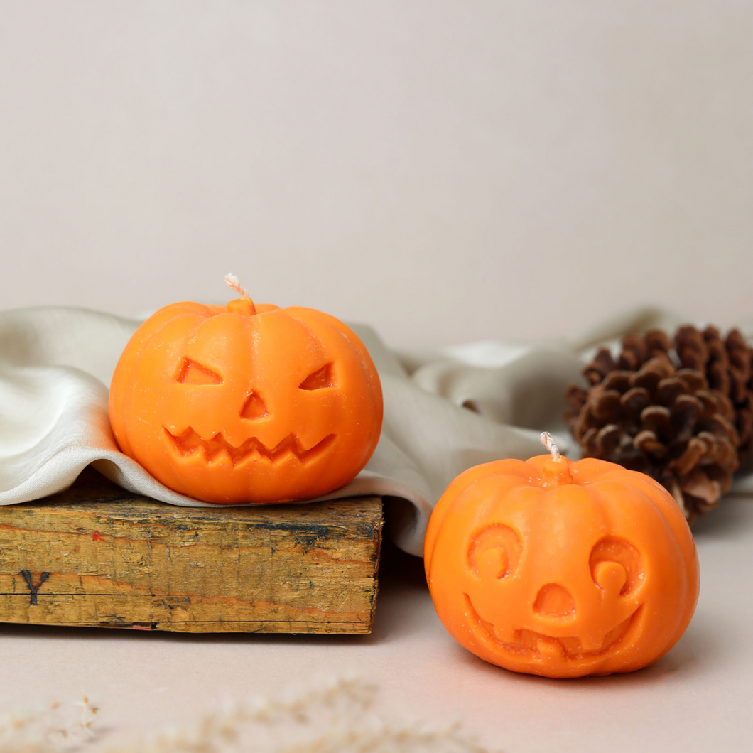 Spooky Pumpkin Candle